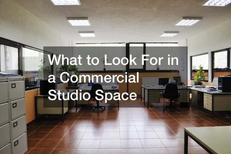 What to Look For in a Commercial Studio Space