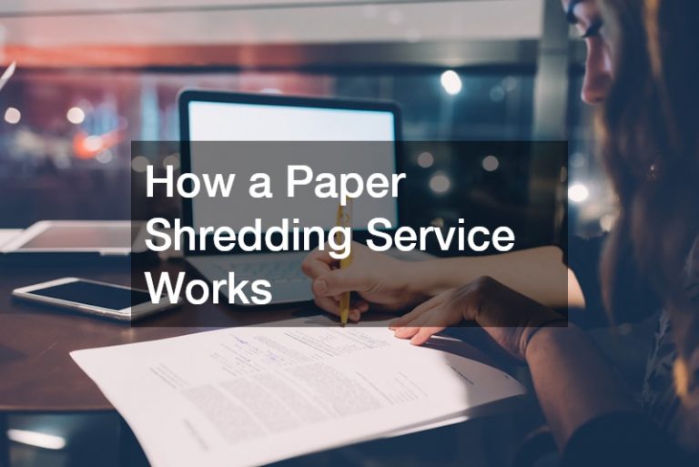 How a Paper Shredding Service Works